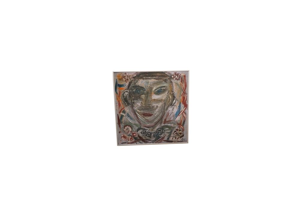 Vintage Abstract Portrait, France