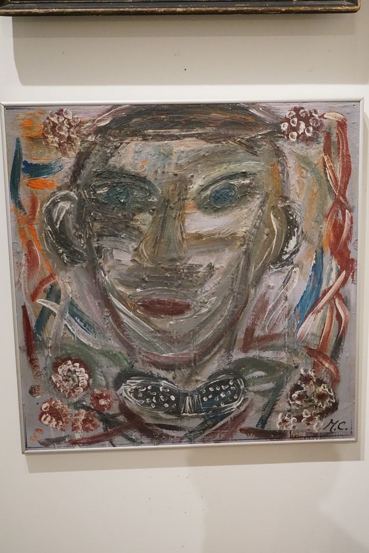 Vintage Abstract Portrait, France