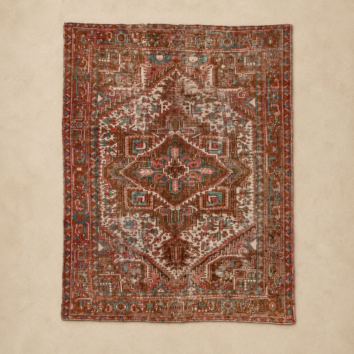 Heriz Design Rug, 6' 6" x 8' 6"
