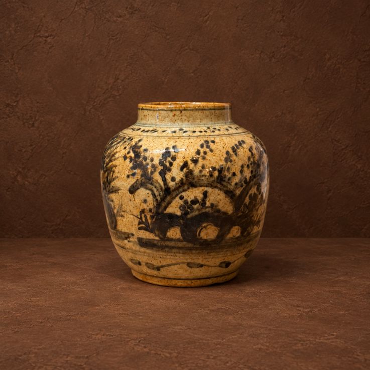 Small Vintage Oriental Jar