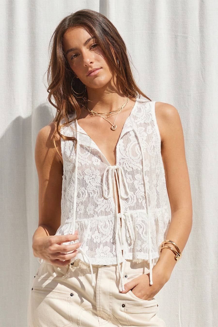 Floral Lace Top