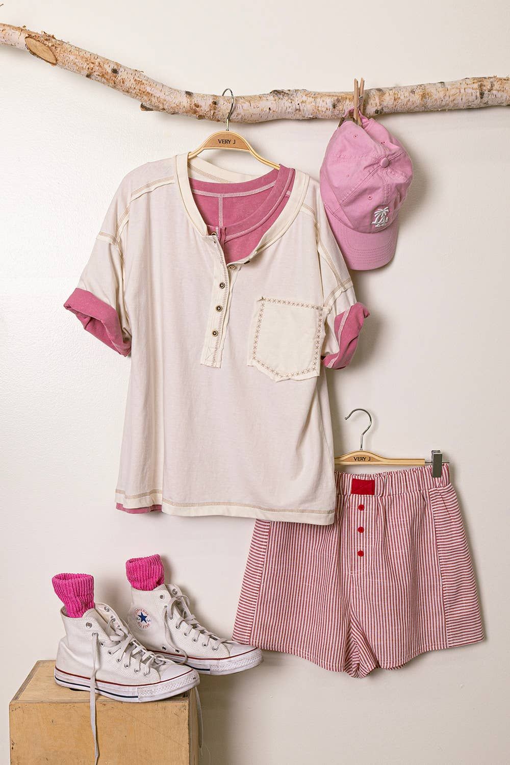 Mineral Washed Oversized Comfy Knit Top, Color: IVORY, Size: S