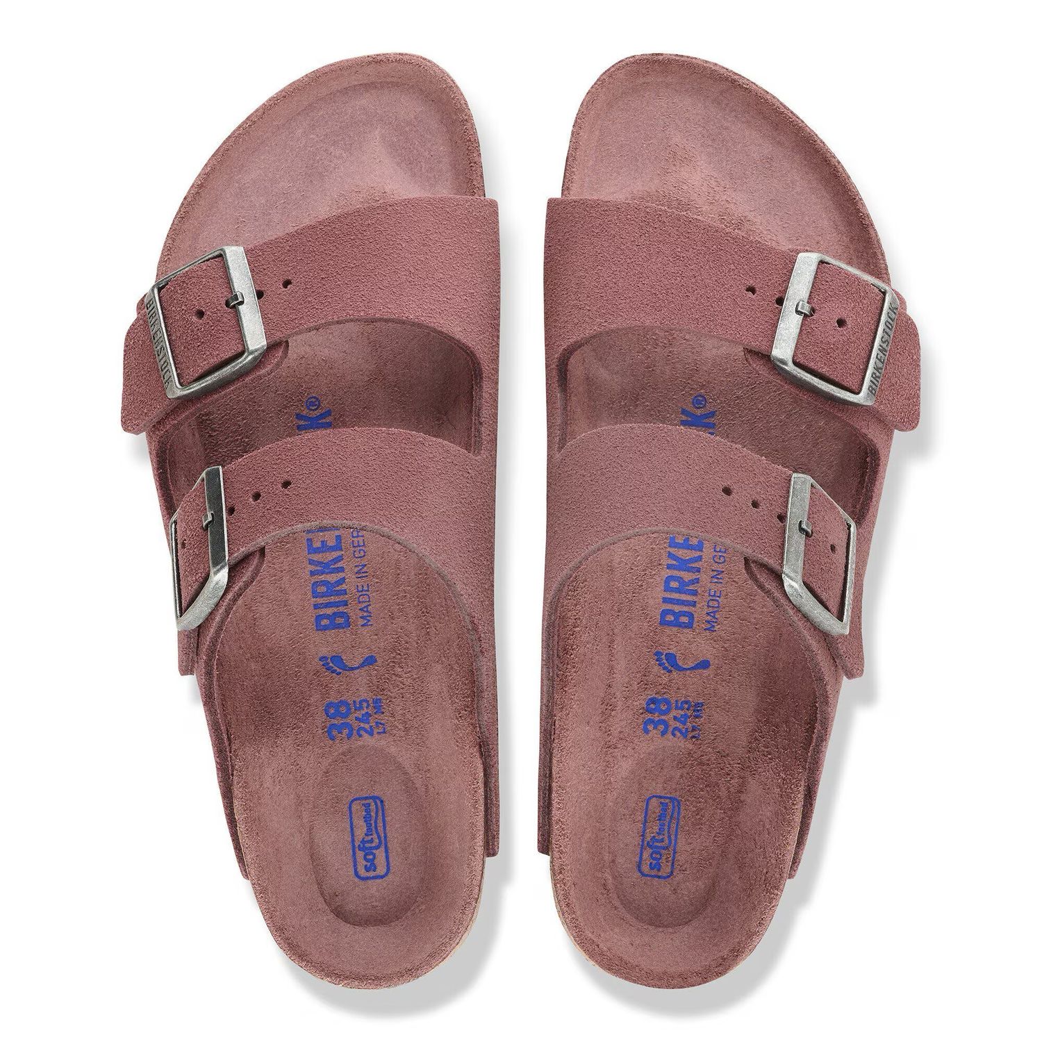 Arizona Suede- Pepper Tonal Footbed