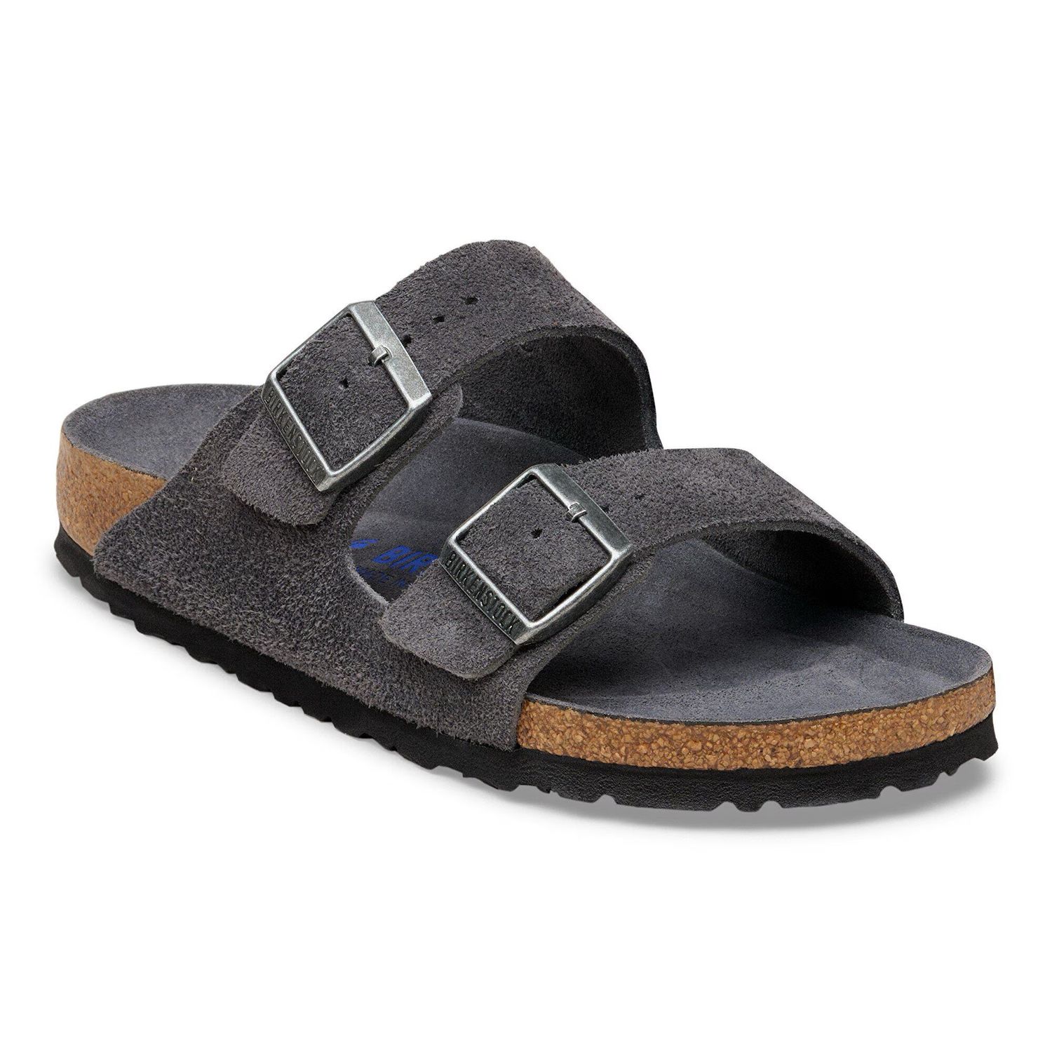 Arizona Suede- Charcoal Tonal Footbed