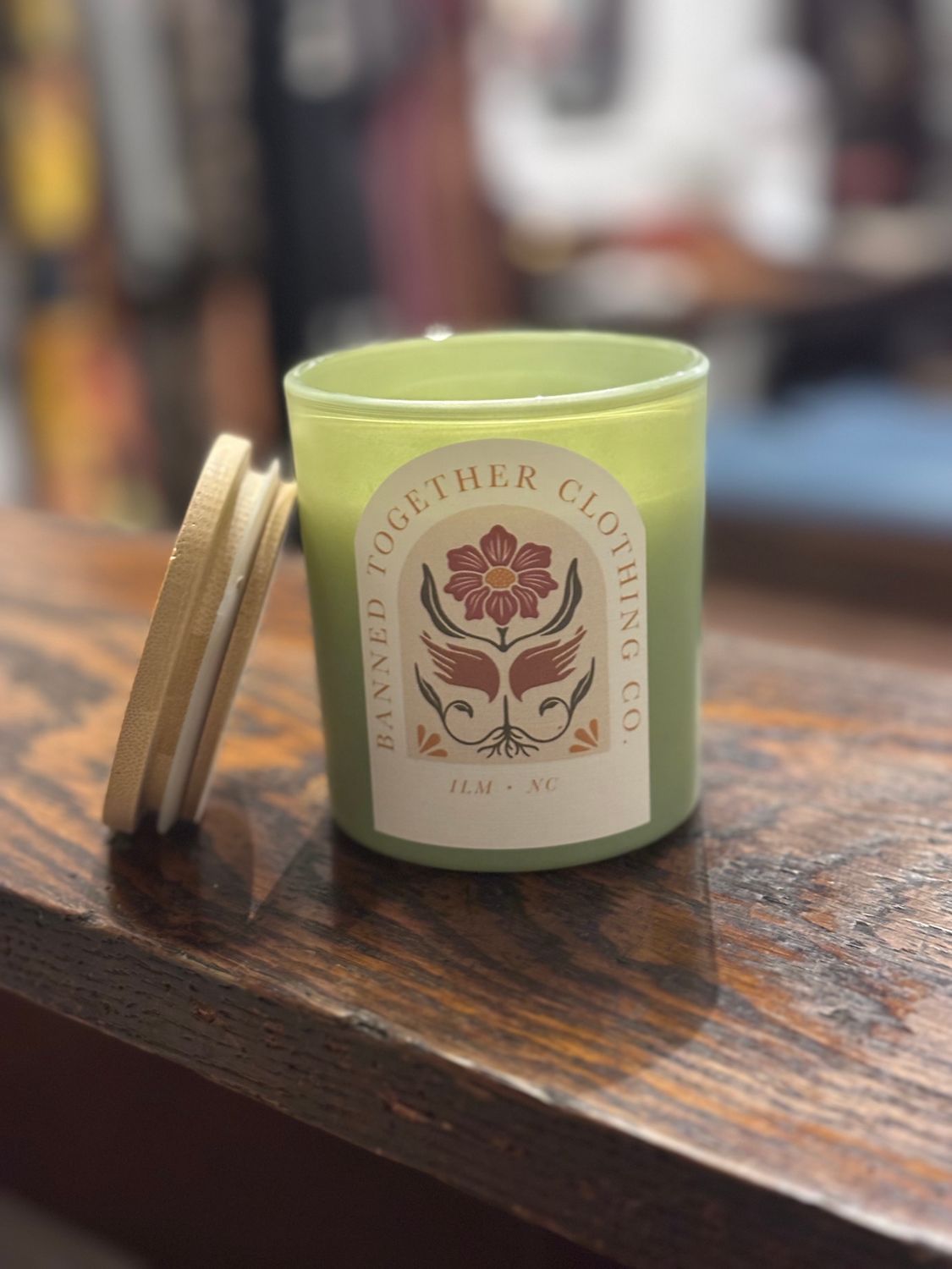 Banned Together Jar Candle, Color: Green