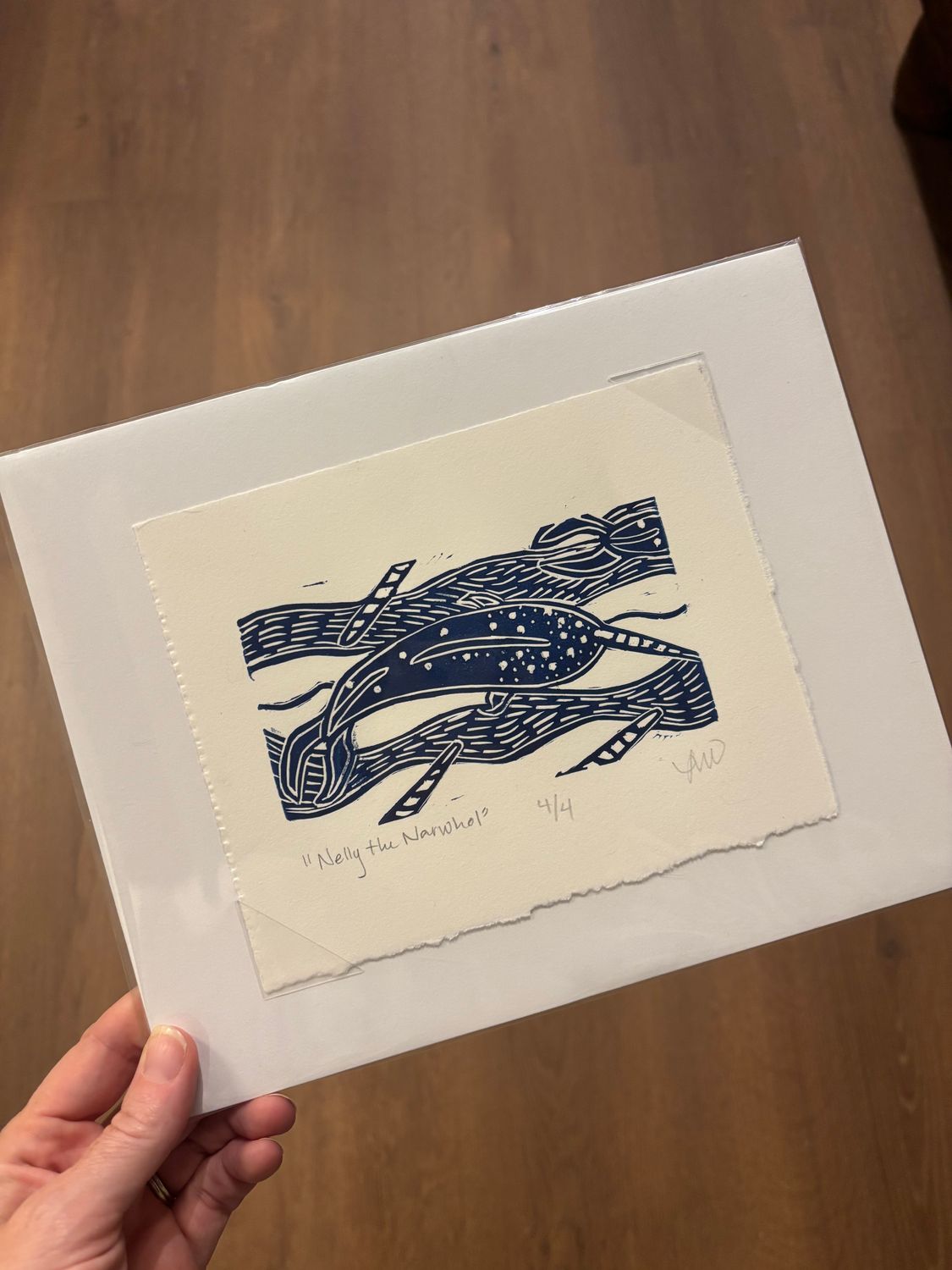 Nelly the Narwhal Print