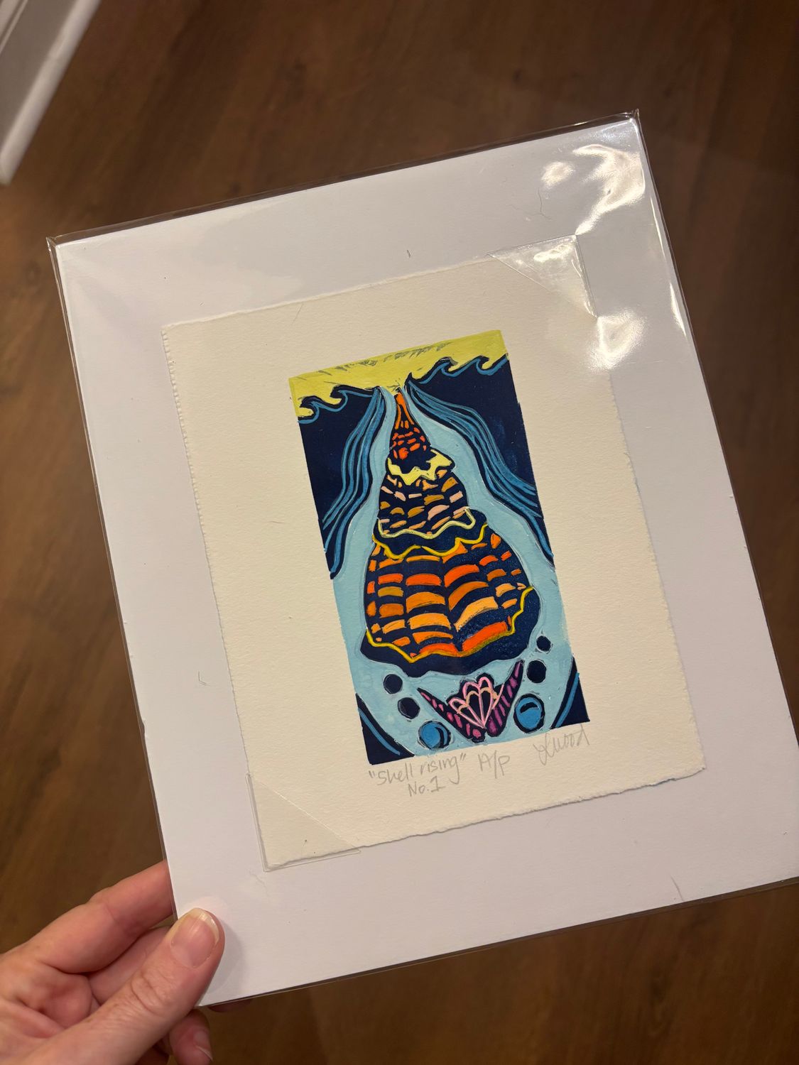 Shell Rising Print