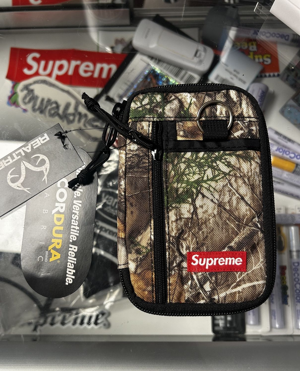小物 supreme Small Zip Pouch Real Tree Camo Supreme Small Zip Pouch in Real Tree SS19