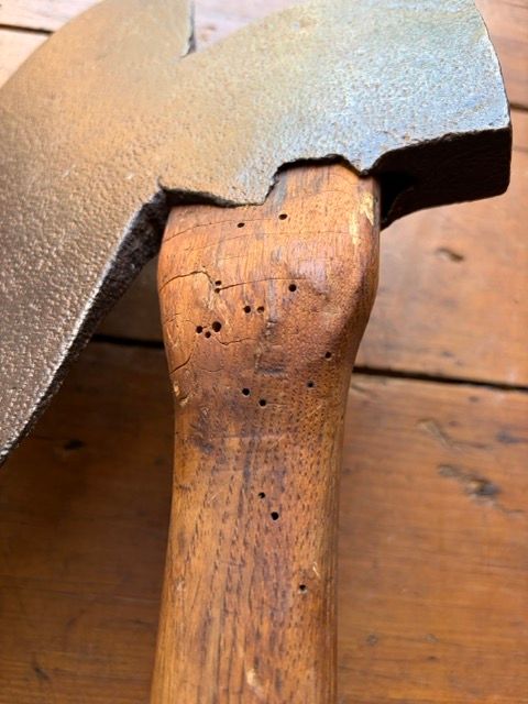 Antique Pitted Broad Hewing Axe