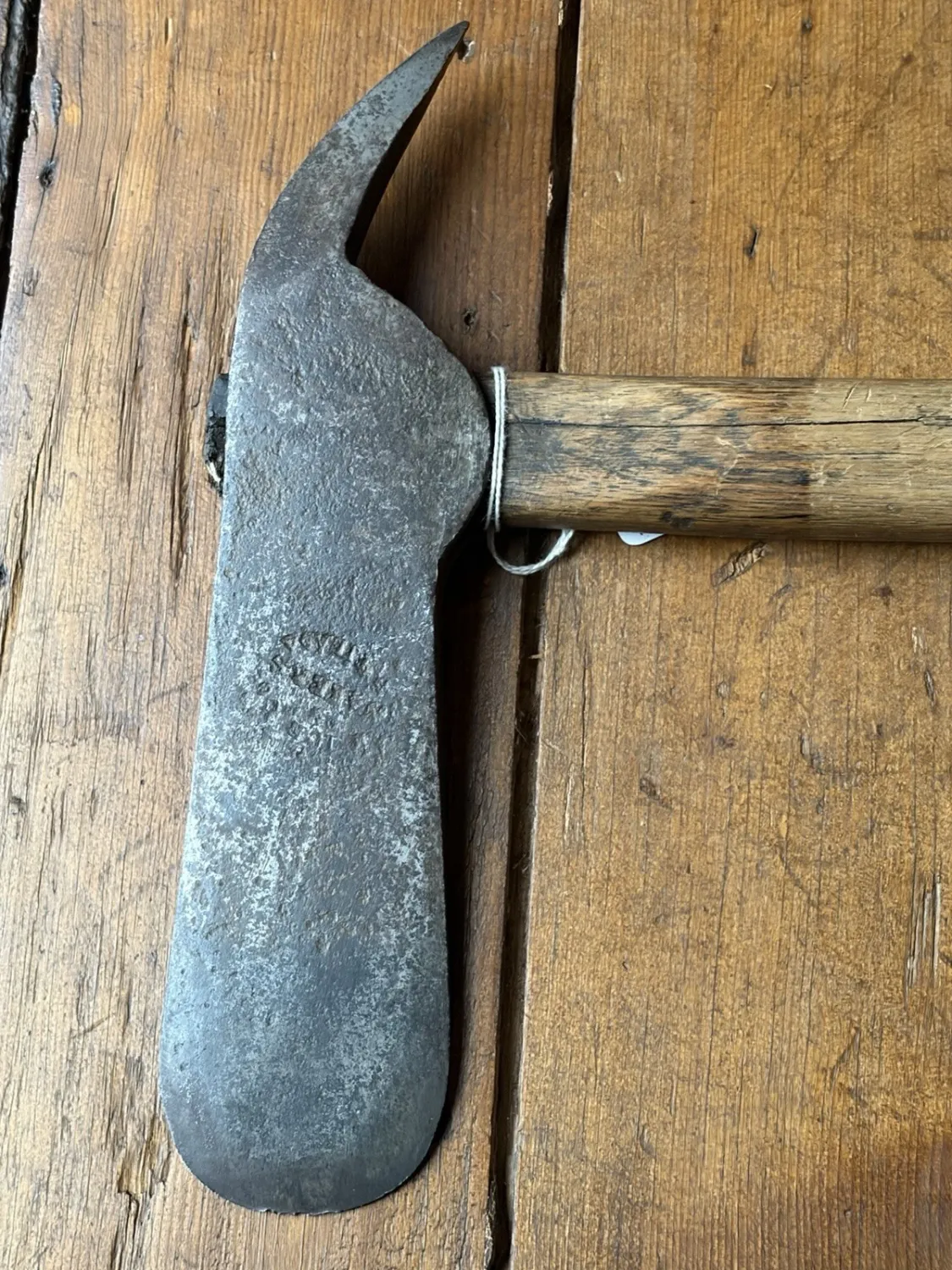 Antique "American Ice Company PHILADA" Stamped Ice Axe &amp; Pick