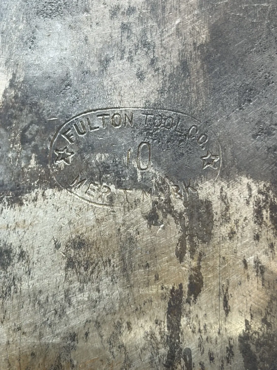 Vintage Fulton Tool Co. "Merit Mark" Complete Hatchet Axe