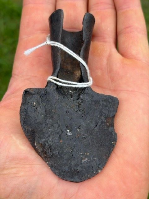 18th-Century Hand-Forged Wrought Iron Bark Spud | Antique Logging &amp; Timber Tool