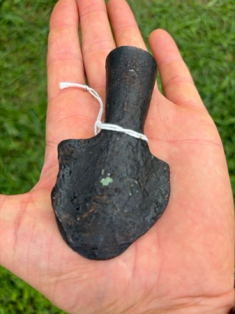 18th-Century Hand-Forged Wrought Iron Bark Spud | Antique Logging &amp; Timber Tool