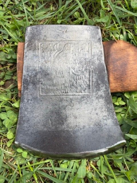 Vintage Kelly Axe &amp; Tool Co. Black Raven 4 lb Connecticut Pattern Axe | Custom Whiskey River Handle