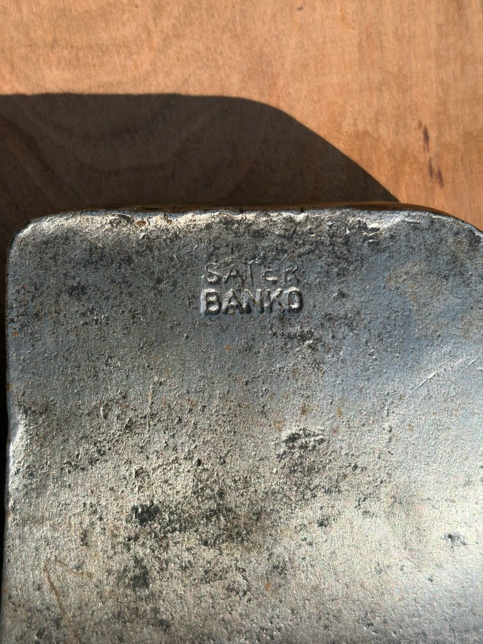 Vintage Säter Banko 4.5 lb Swedish Steel Tassie Pattern Axe Head | Made in Sweden