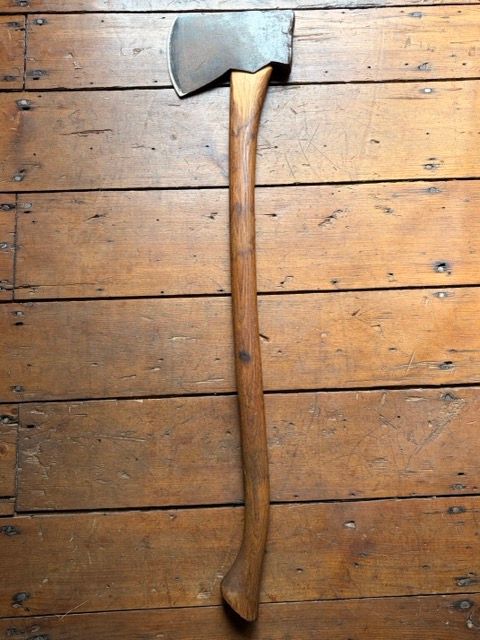 Antique 5 lb. Heavy Jersey Pattern Axe – Custom Hung with Antique Hickory Handle &amp; Hand-Carved Wedge by Josh (@axeyankee)