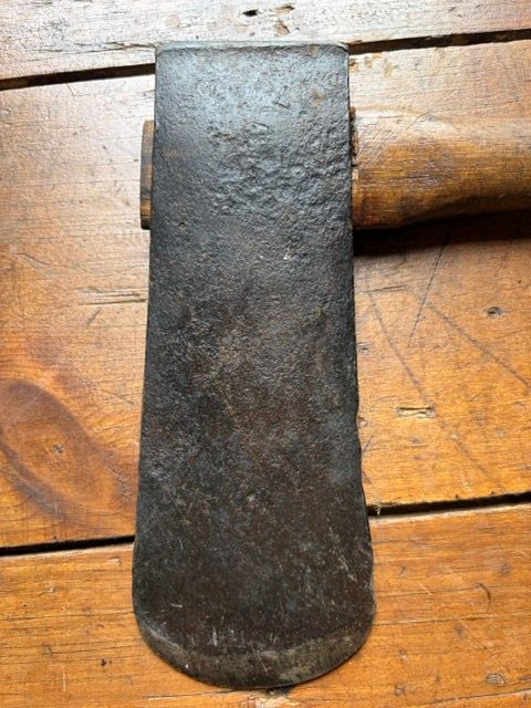 Antique Turpentine Hack Axe / Boxing Hatchet – Forged Iron Naval Stores Tool (Cracked Head)