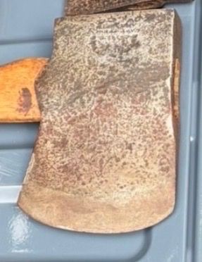 Antique G. SENER Lancaster, PA Single-Bit Felling Axe – Eagle Stamp, Old PA Pattern on 32" Old Hickory Handle