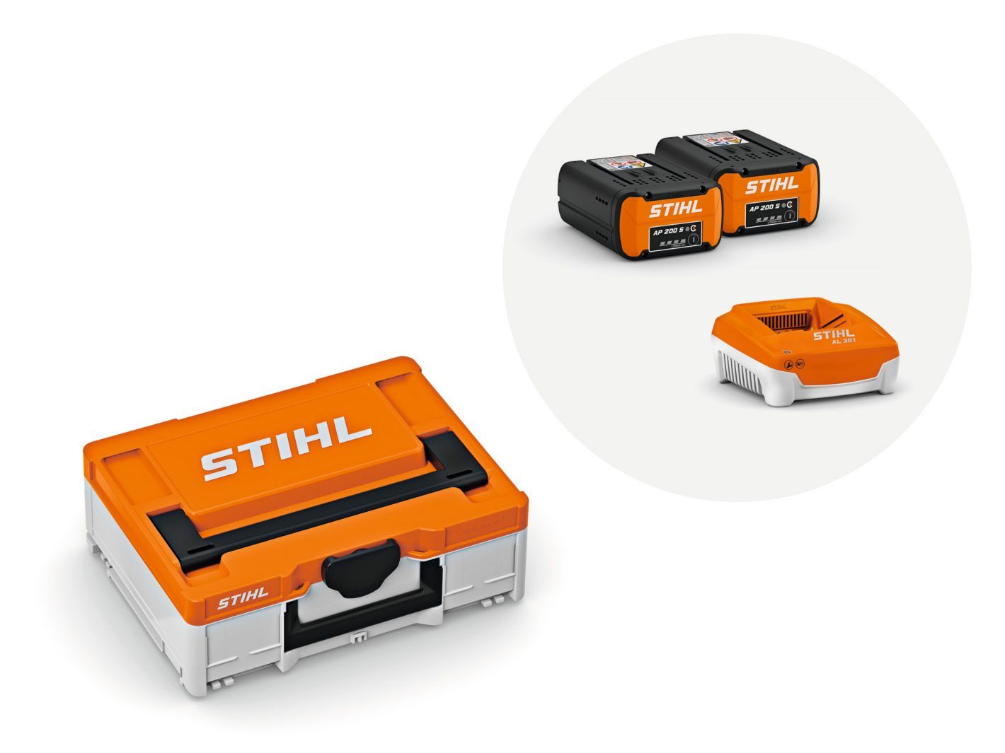 Power Box 1 – 2 batteries AP 200 S, chargeur AL 301 et mallette Power Box 1 – 2 batteries AP 200 S, chargeur AL 301 et mallette
