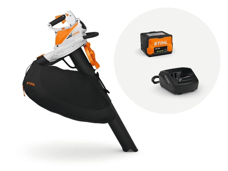 Aspiro-souffleur SHA 56 - AK SYSTEM - Pack batterie et chargeur