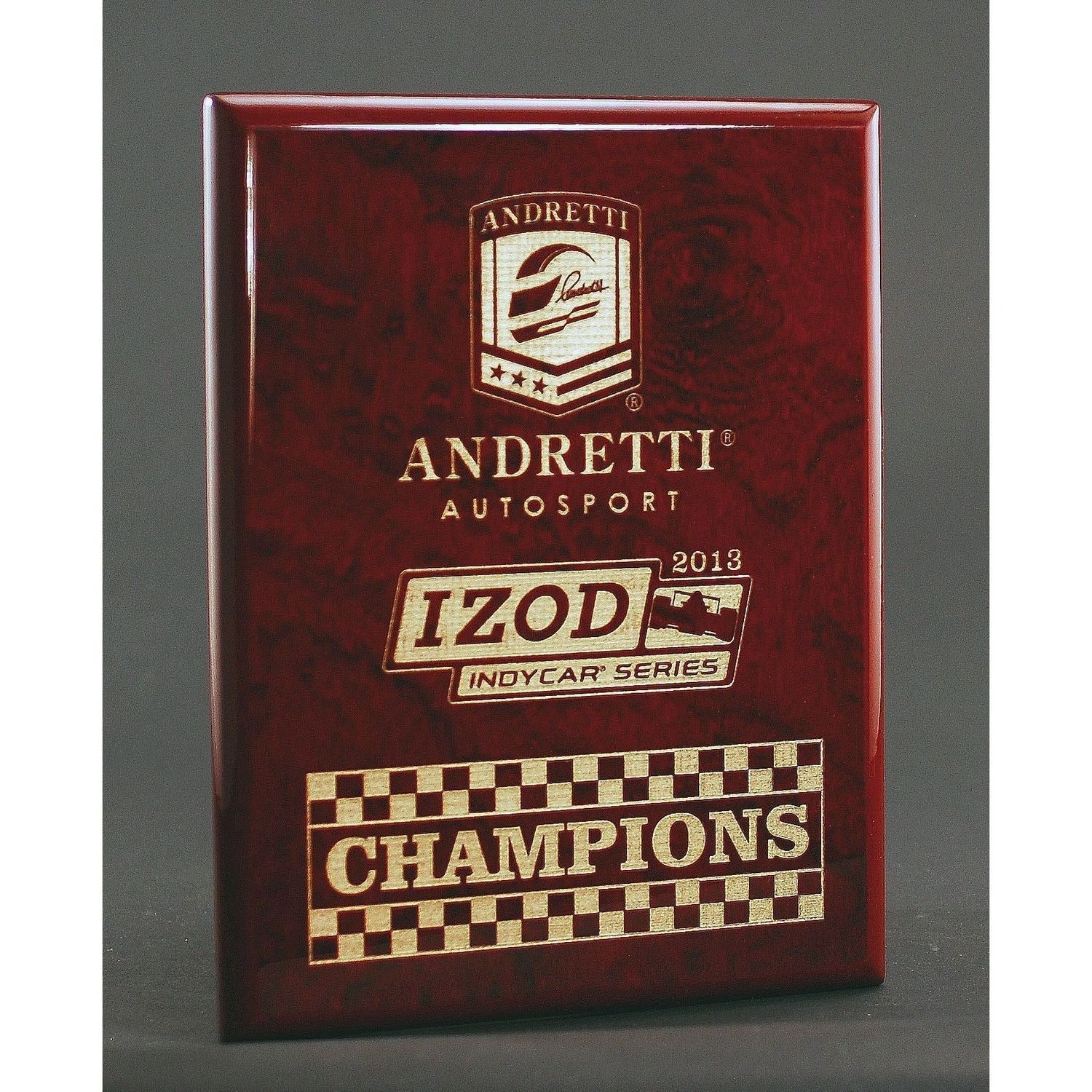 Color Filled Piano Finish Plaque