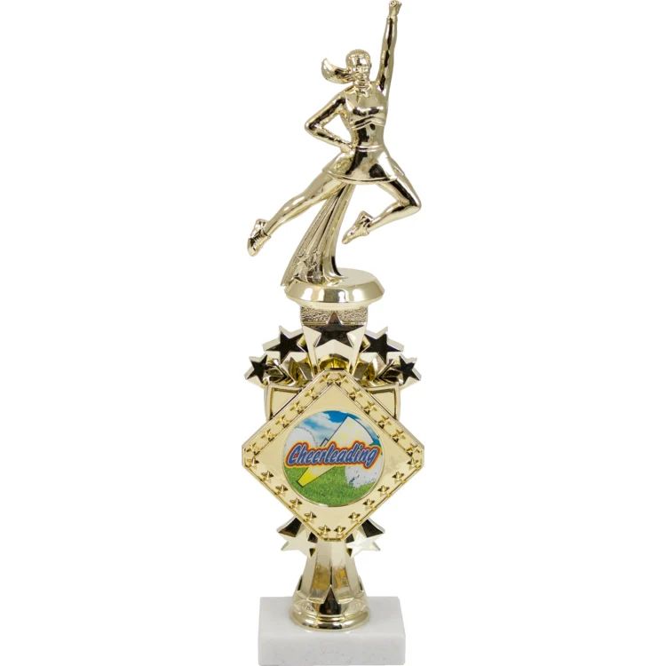 Diamond Series Riser Trophy On A Marble Base Diamond Series Riser Trophy On A Marble Base