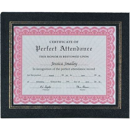 Leatherette Certificate Holder Leatherette Certificate Holder