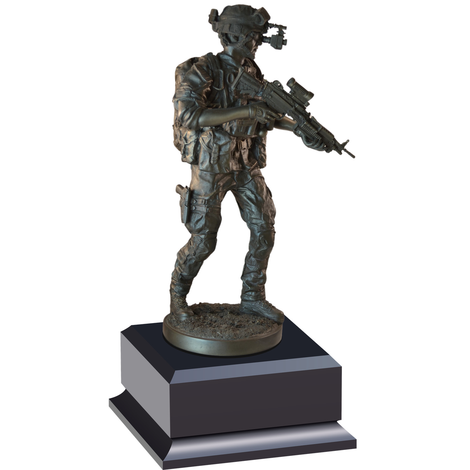 Night Mission Soldier Statue Night Mission Soldier Statue