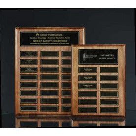 Perpetual Walnut Plaque With Magnetic Plates Perpetual Walnut Plaque With Magnetic Plates