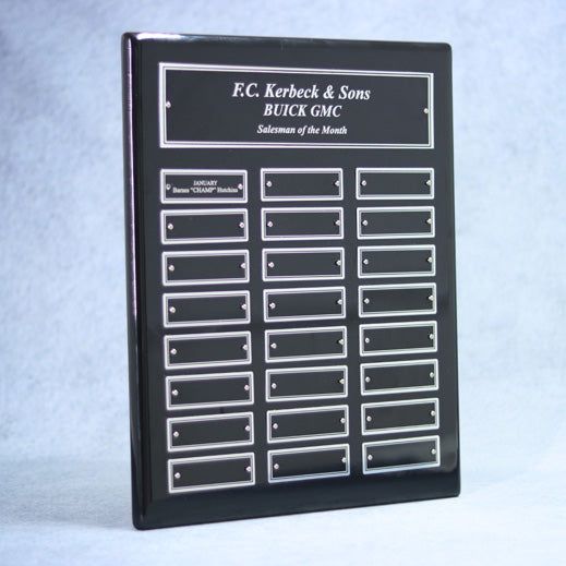 Perpetual Ebony Piano Finish Plaque Perpetual Ebony Piano Finish Plaque