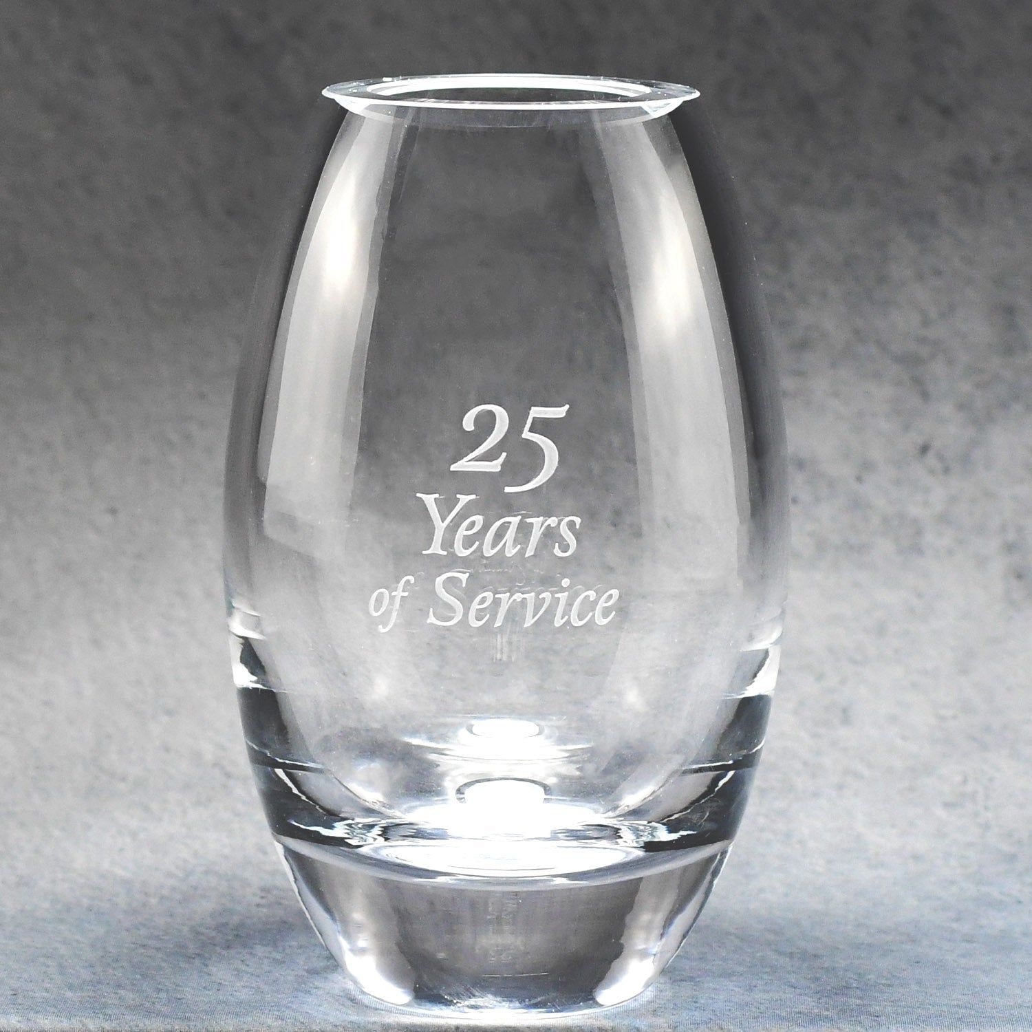 Lead Crystal Barrel Vase Lead Crystal Barrel Vase
