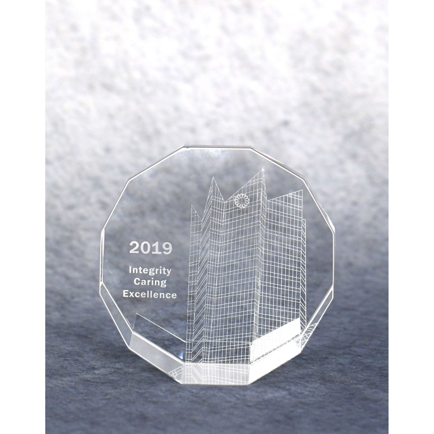 Multi-Faceted Crystal Paperweight Multi-Faceted Crystal Paperweight