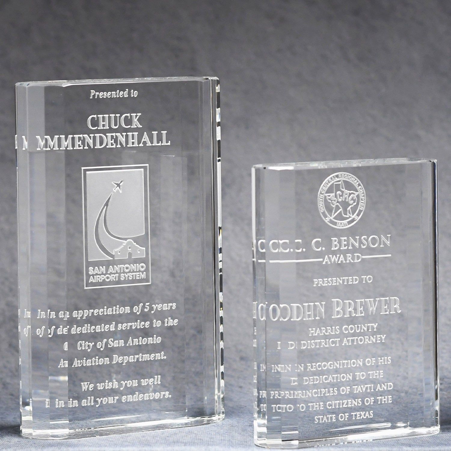 Optic Crystal Merit Award Optic Crystal Merit Award