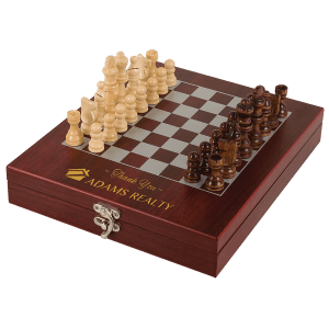 Rosewood Finish Chess Set Rosewood Finish Chess Set
