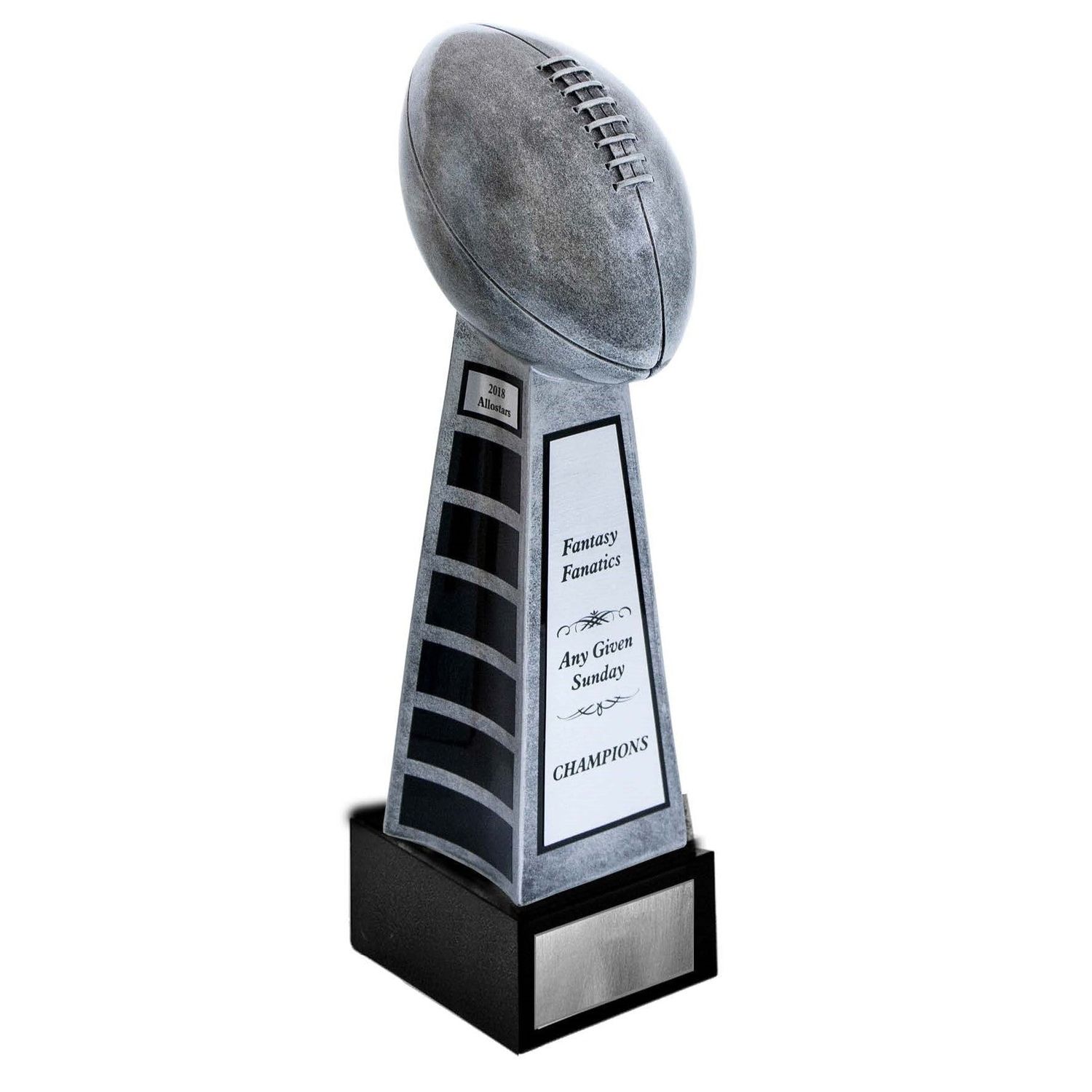 Silver Football Sport Tower Silver Football Sport Tower