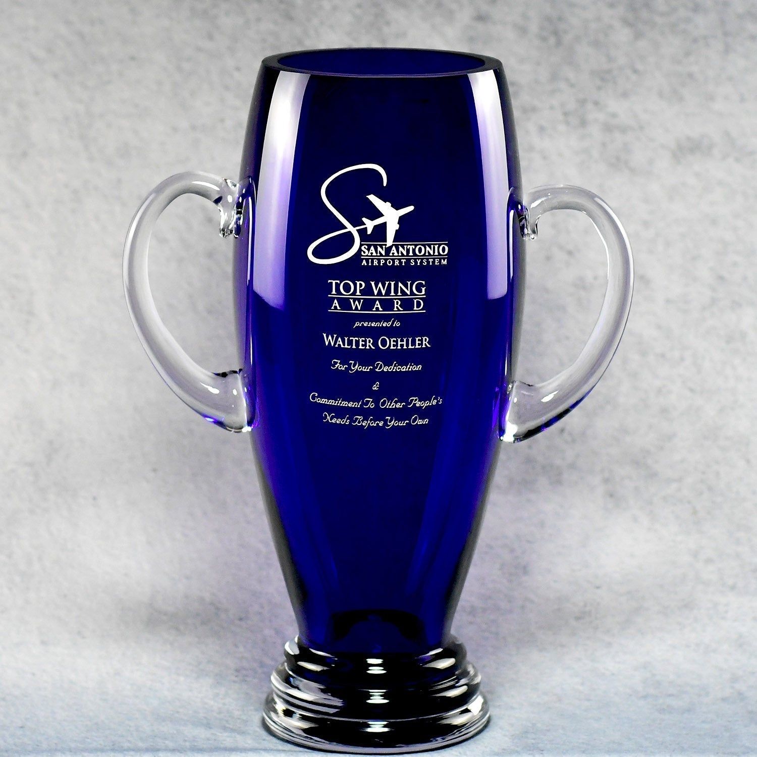 Tall Cobalt Blue Vase Tall Cobalt Blue Vase
