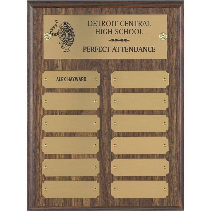 12 Plate Perpetual Plaque 12 Plate Perpetual Plaque