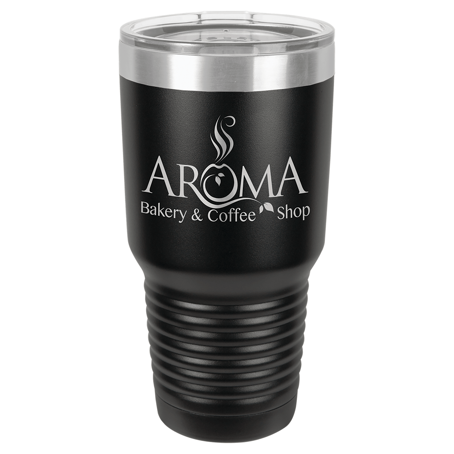30 oz. Stainless Steel Vacuum Insulated Ringneck Tumbler with Clear Lid 30 oz. Stainless Steel Vacuum Insulated Ringneck Tumbler with Clear Lid