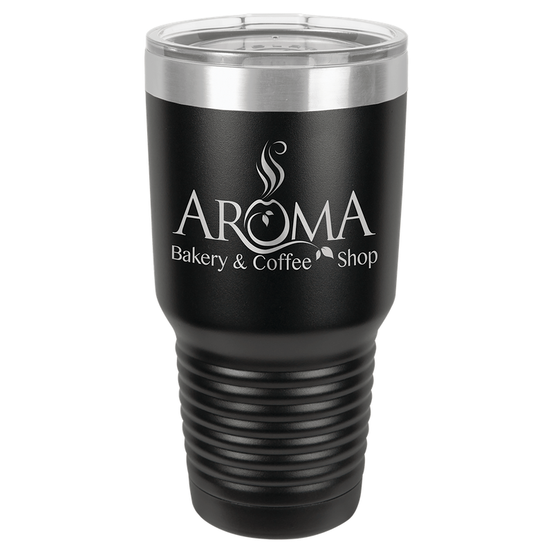 30 oz. Stainless Steel Vacuum Insulated Ringneck Tumbler with Clear Lid 30 oz. Stainless Steel Vacuum Insulated Ringneck Tumbler with Clear Lid
