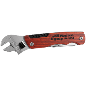 6 1/2 6 1/2" Wrench Multi-Tool with Wood Handle/Bag