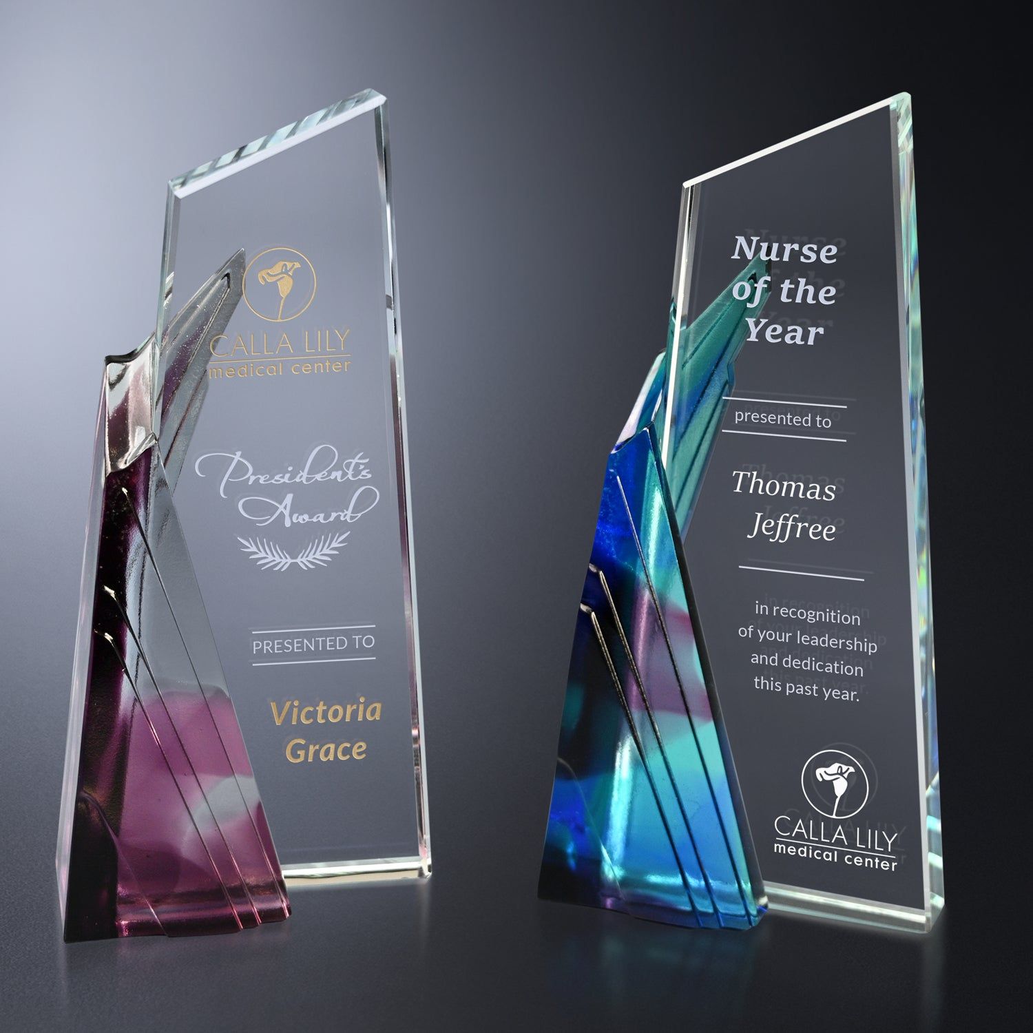 8.5 8.5" Achievement Peak Award