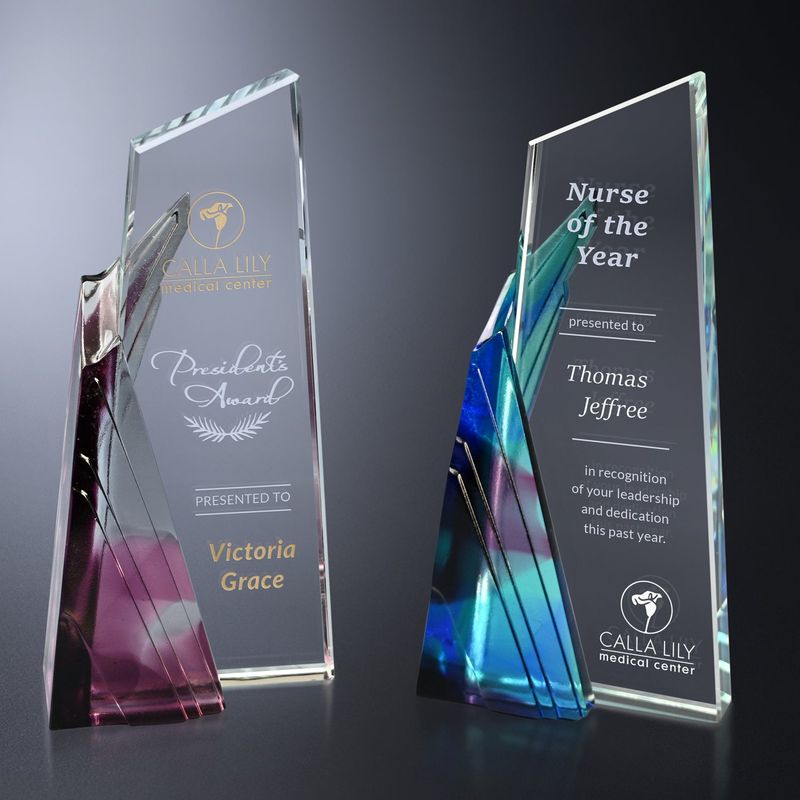 8.5 8.5" Achievement Peak Award