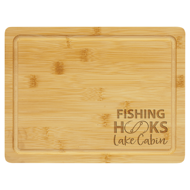 Bamboo Cutting Board with Drip Ring Bamboo Cutting Board with Drip Ring