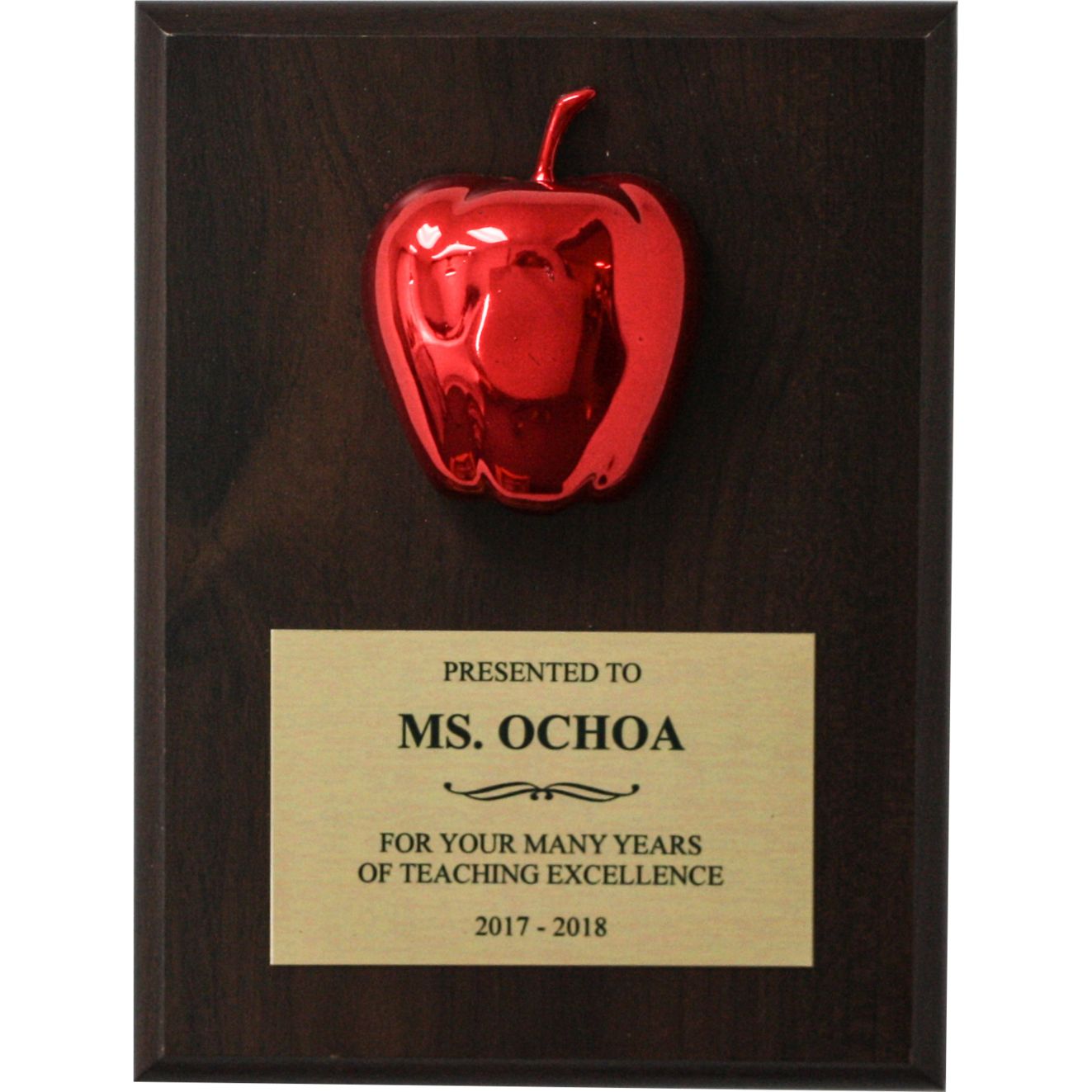 Red Apple Plaque Red Apple Plaque