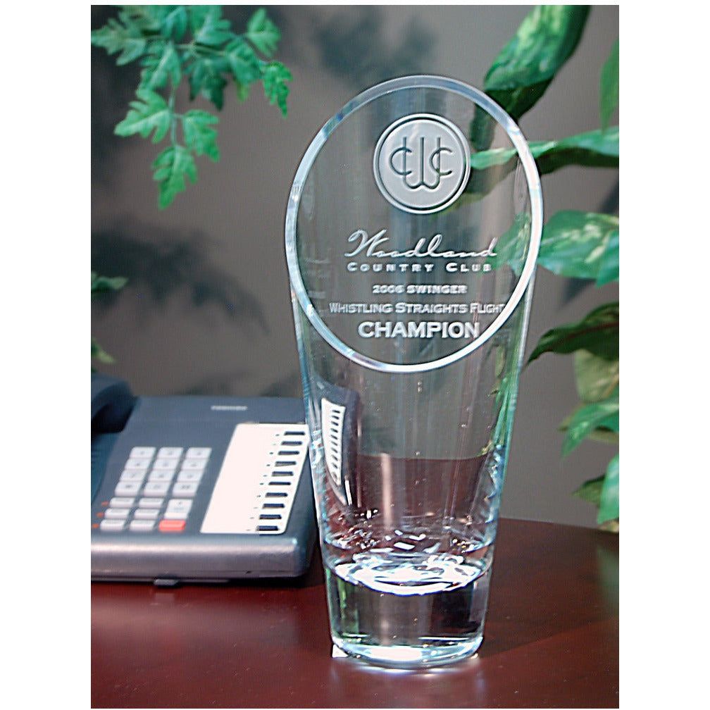 Slant Top Glass Vase Slant Top Glass Vase
