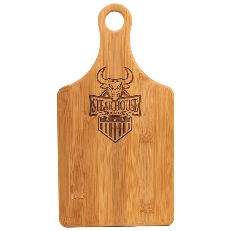 Bamboo Paddle Shape Cutting Board Bamboo Paddle Shape Cutting Board