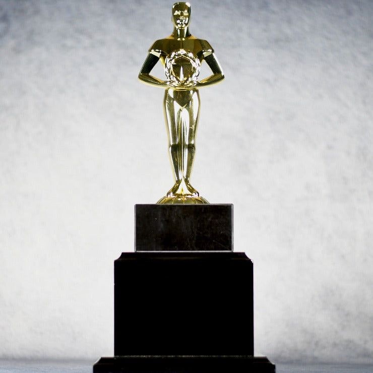 Achiever Trophy - Gold Figure On Marble Base Achiever Trophy - Gold Figure On Marble Base