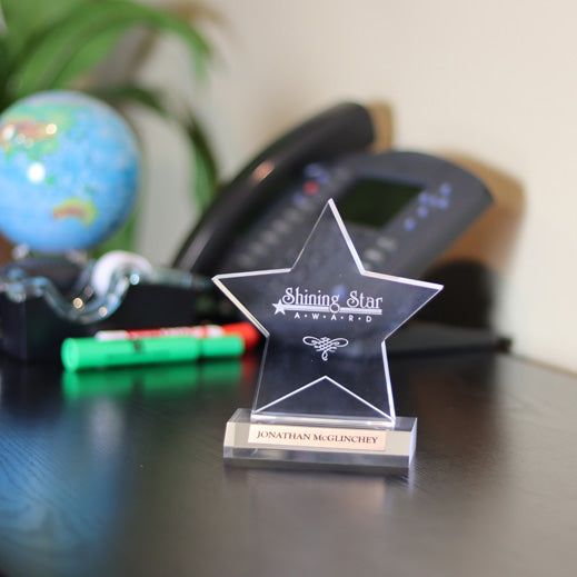 Acrylic Star On Base