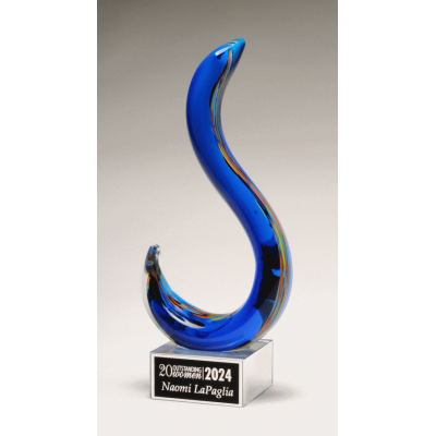 Modern Swan Design Art Glass Award Modern Swan Design Art Glass Award