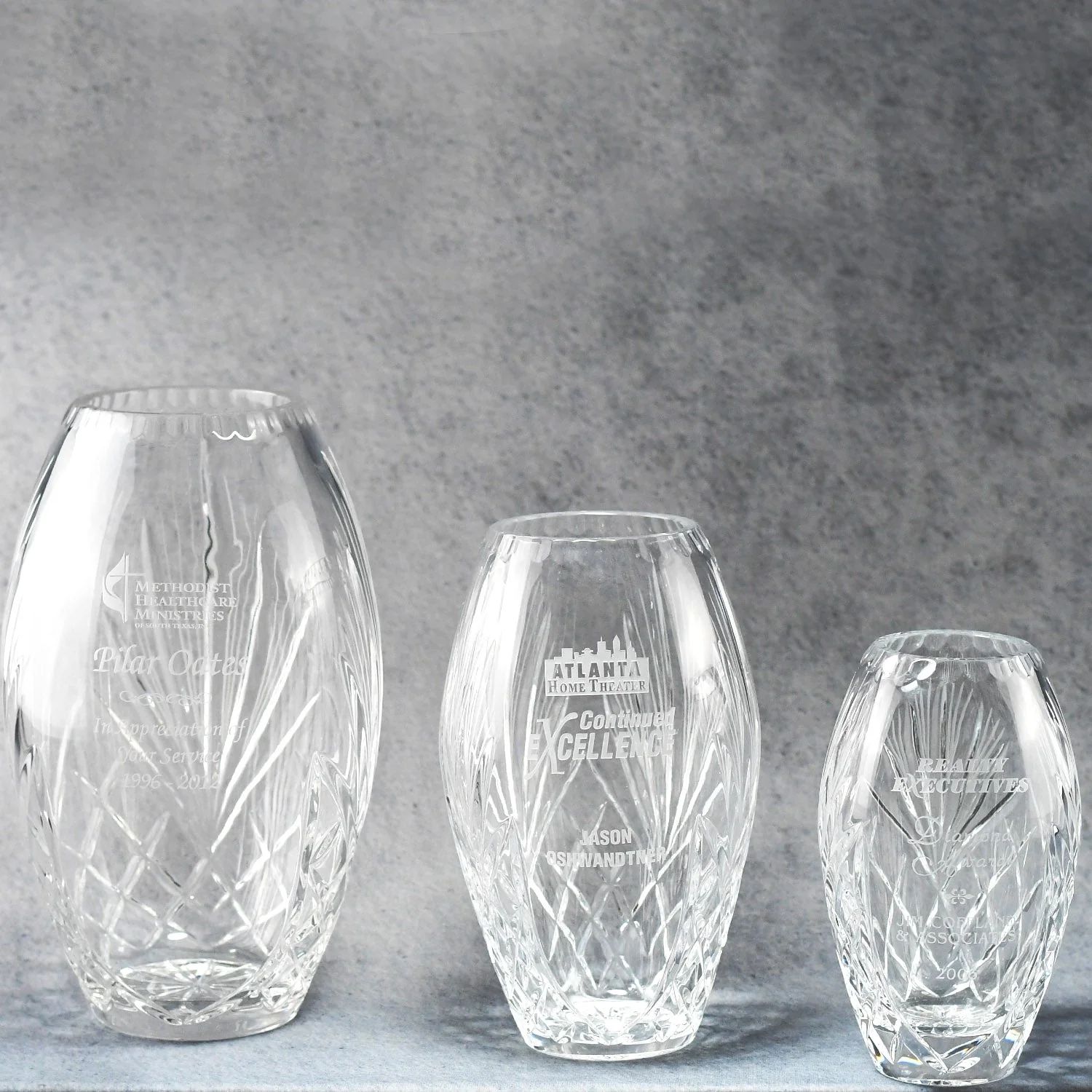 Crystal Barrel Vase Crystal Barrel Vase